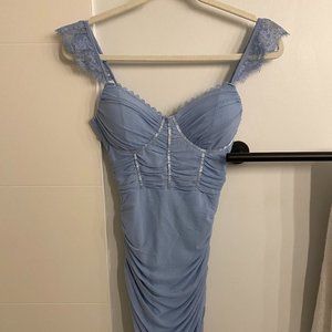 Windsor Take It Up A Notch Ruched Mini Dress